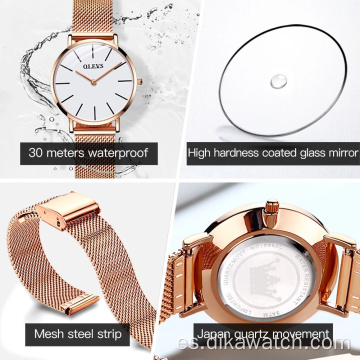 OLEVS, reloj de cuarzo de cuero de lujo para hombre, calendario ultrafino, minimalista, informal, de negocios, relojes delgados para hombre, 2021, Reloj de gran venta